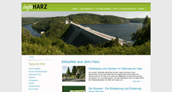 Desktop Screenshot of info-harz.de