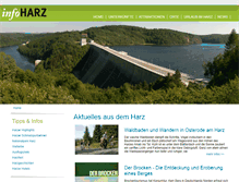 Tablet Screenshot of info-harz.de